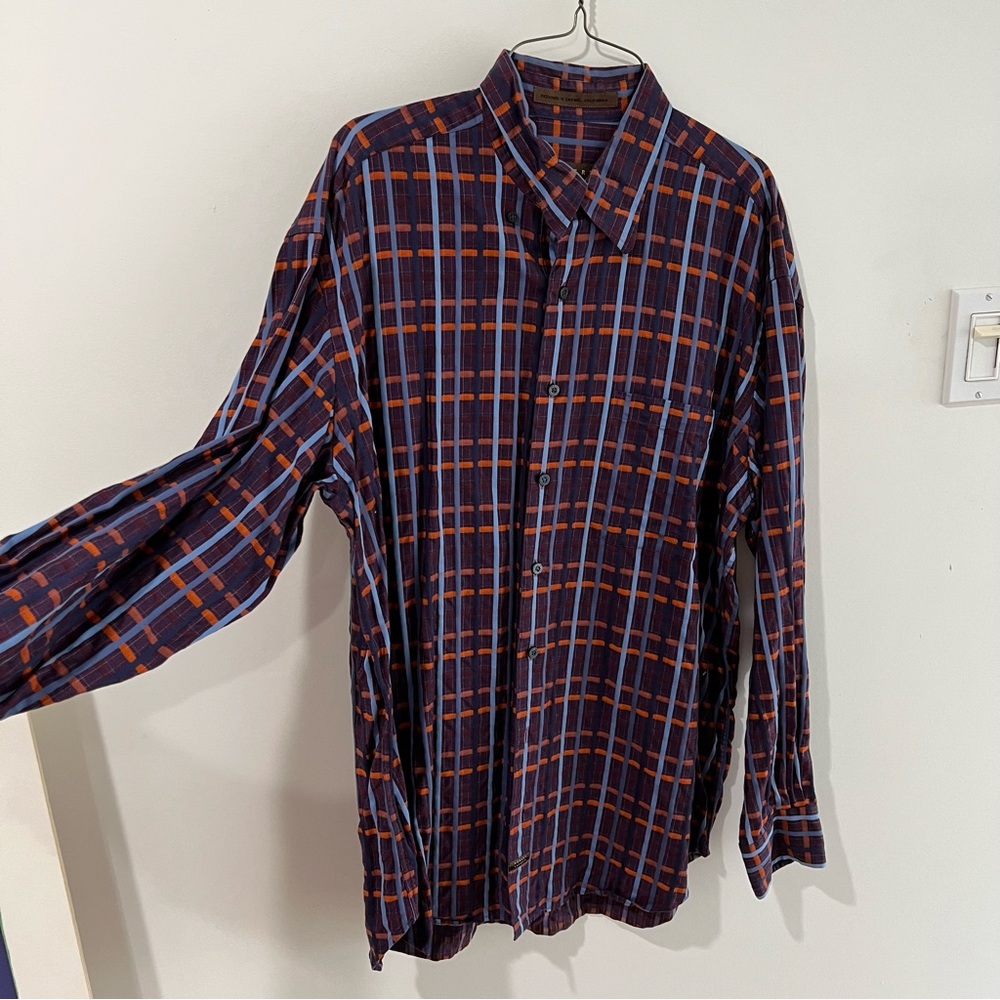 Robert Talbott Purple Button Down